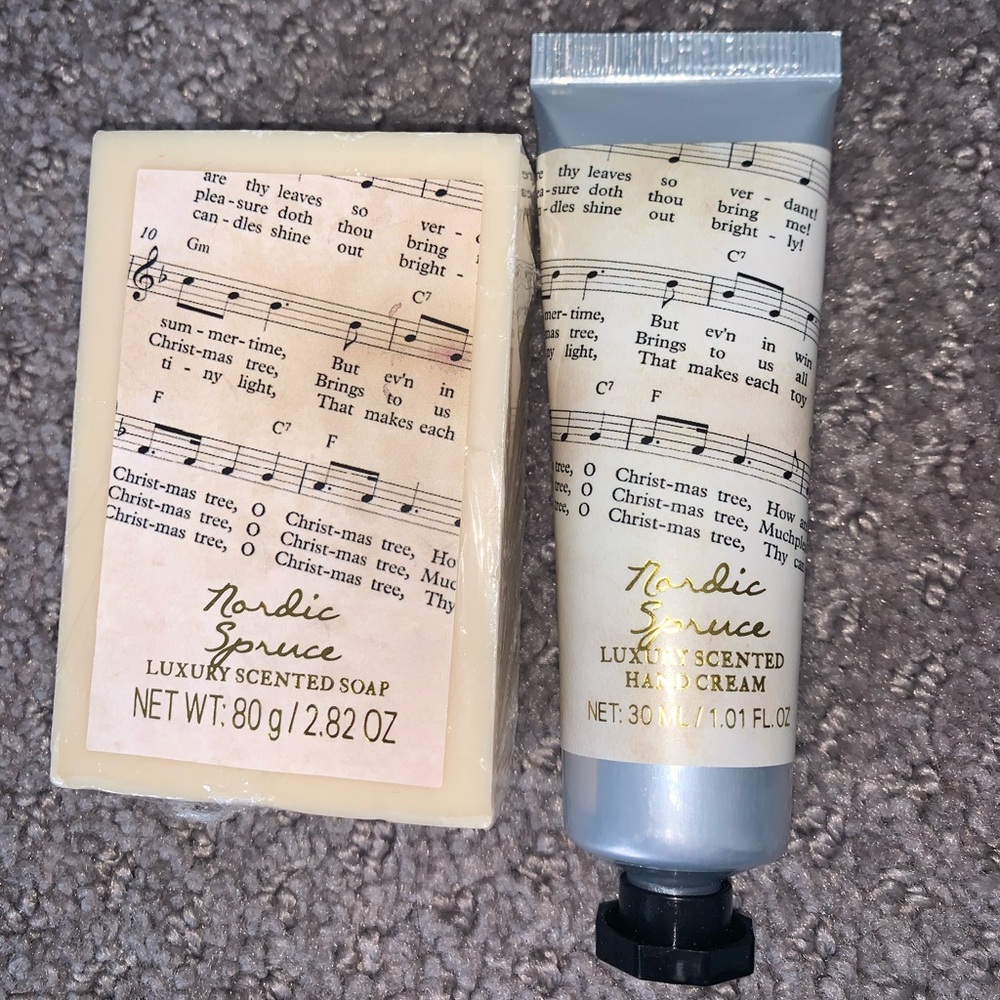 Brand New Luxury Scented Hand Soap and Hand Cream Set